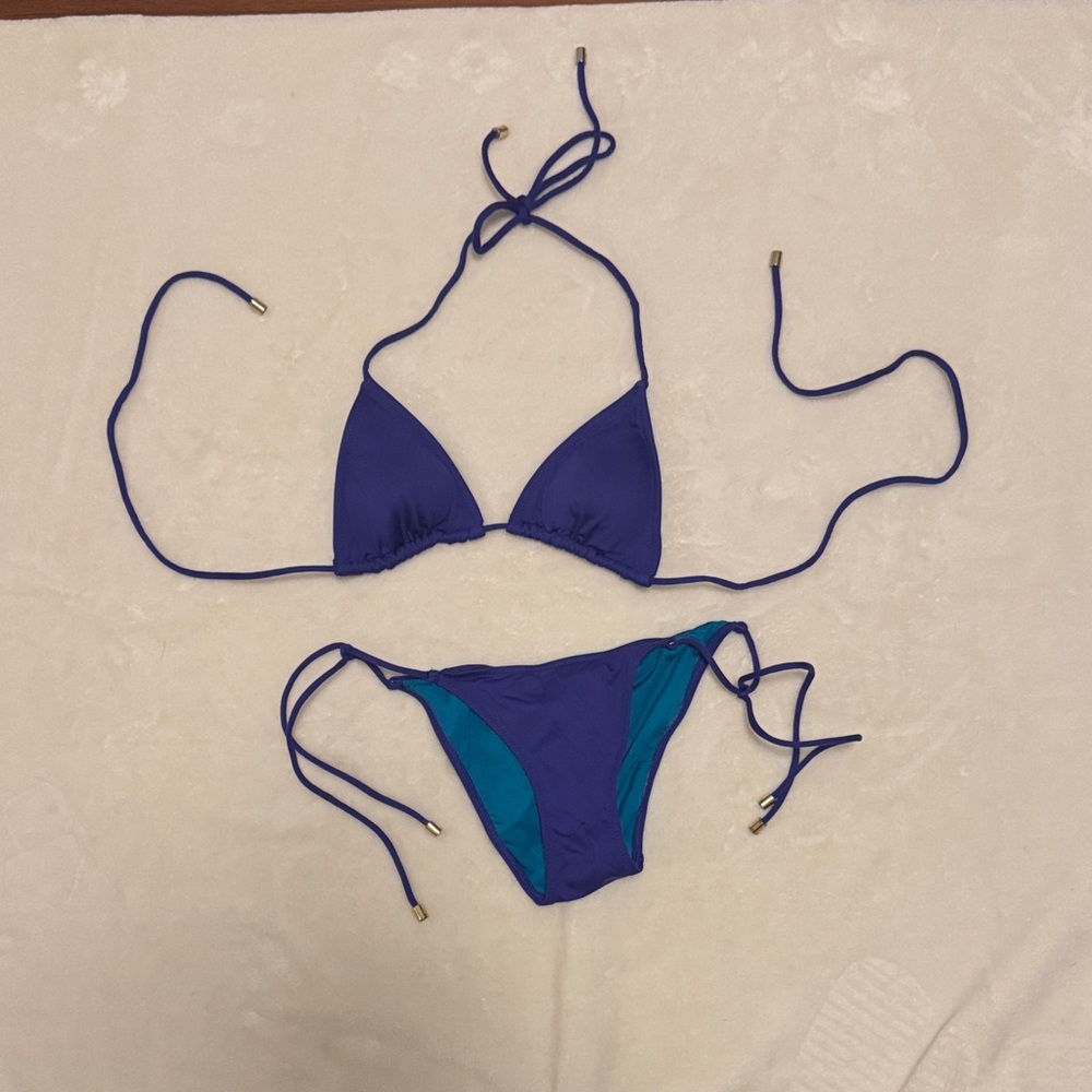 Victoria's Secret Purple and Teal Bikini